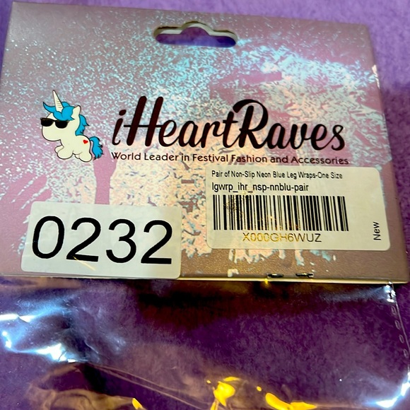 NWT Blue shimmer Leg Wraps - Picture 6 of 6